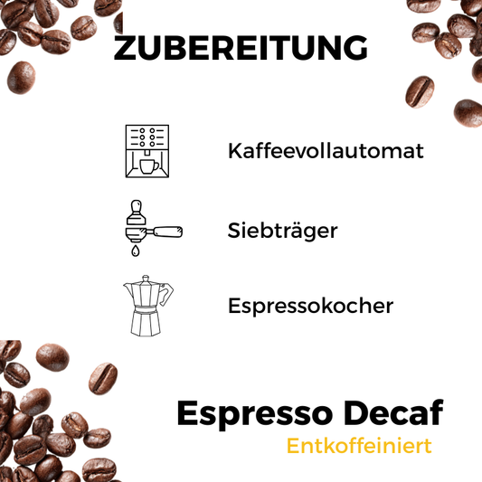 Espresso Decaf (Koffeinfrei) - 500g