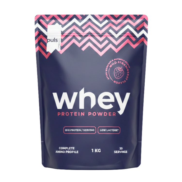 WHEY - Proteinpulver - 1 KG - Wild Strawberry