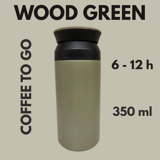 Coffee to go - Becher - 350ml - Wood Green