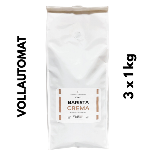 Barista Crema -3x 1 kg - Ganze Bohne