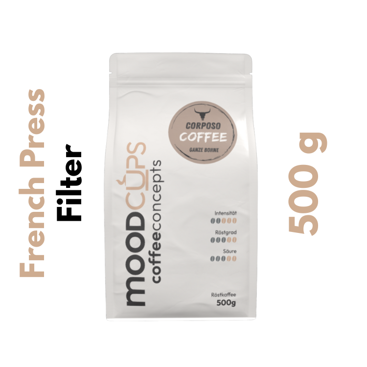 Coffee Corposo - 500 G - Ganze Bohne oder Mahlkaffee