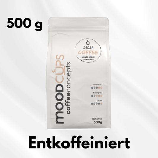 Coffee Decaf - 500g - Ganze Bohne oder Mahlkaffee