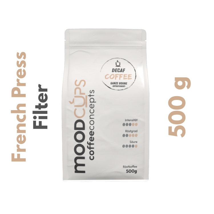 Coffee Decaf - 500g - Ganze Bohne oder Mahlkaffee