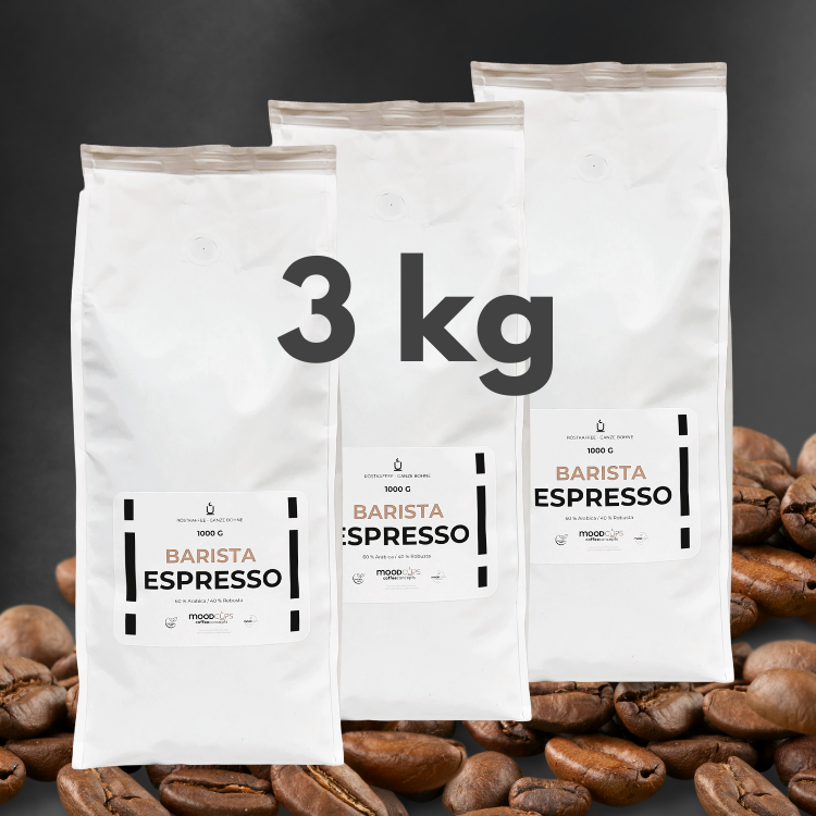 Barista Espresso - 3 x 1 kg - Ganze Bohne