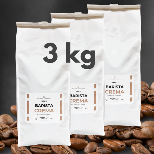 Barista Crema -3x 1 kg - Ganze Bohne