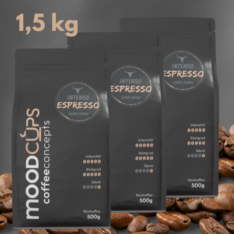 Espresso Intenso - 3x 500g - Ganze Bohne