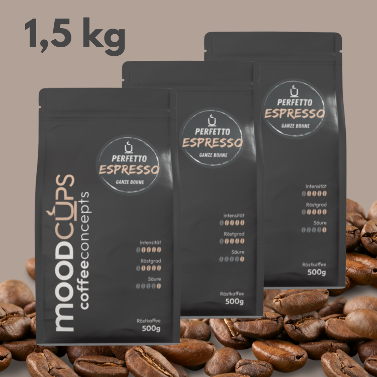 Espresso Perfetto - 3 x 500 G - Ganze Bohne