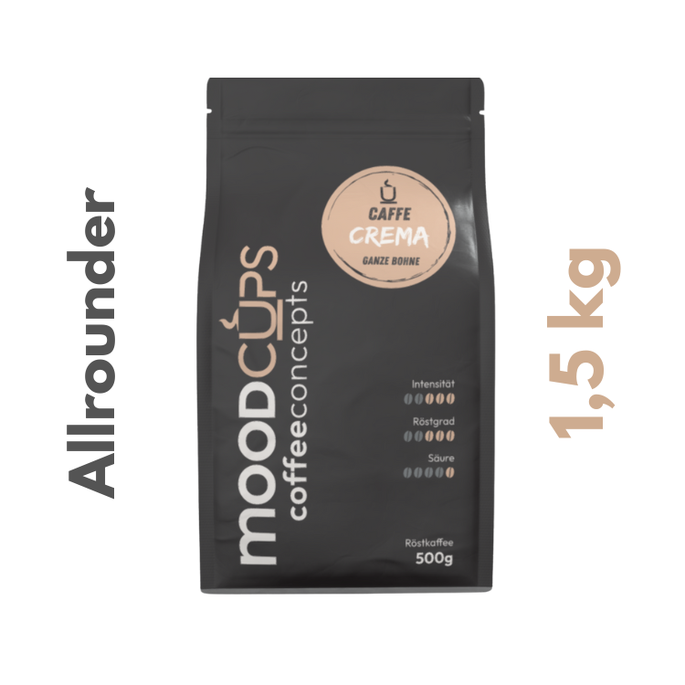Caffe Crema - 3 x 500g - Ganze Bohne