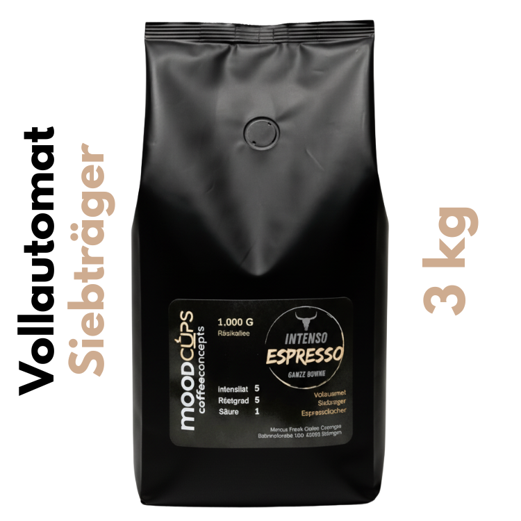 Espresso Intenso - 3 x 1 kg - Ganze Bohne