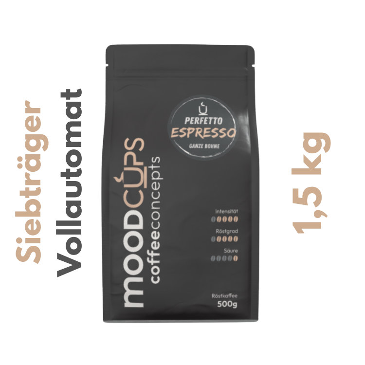 Espresso Perfetto - 3 x 500 G - Ganze Bohne