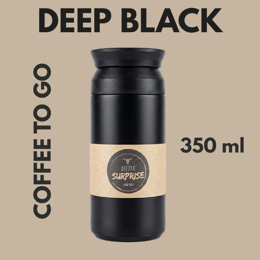 Coffee to go - Becher - 350ml - Dark Black