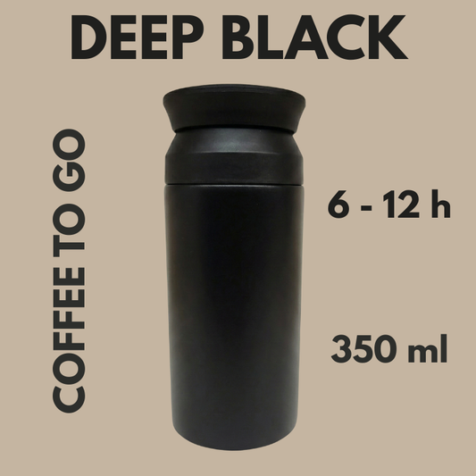 Coffee to go - Becher - 350ml - Dark Black