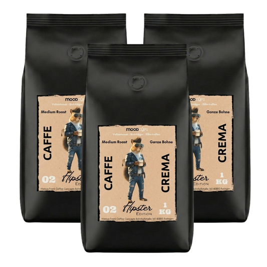 Caffe Crema - Hipster Edition - 3er Bundle