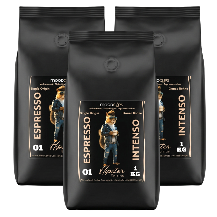 Hipster Edition - Espresso Intenso - 3er Bundle
