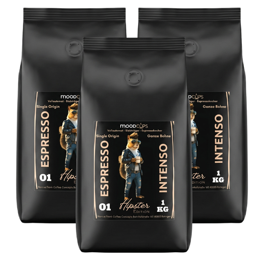 Espresso Intenso - Hipster Edition - 3er Bundle