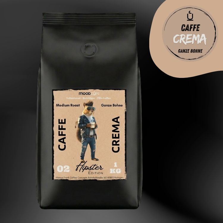 00 - Caffe Crema 1 kg - Hipster Edition