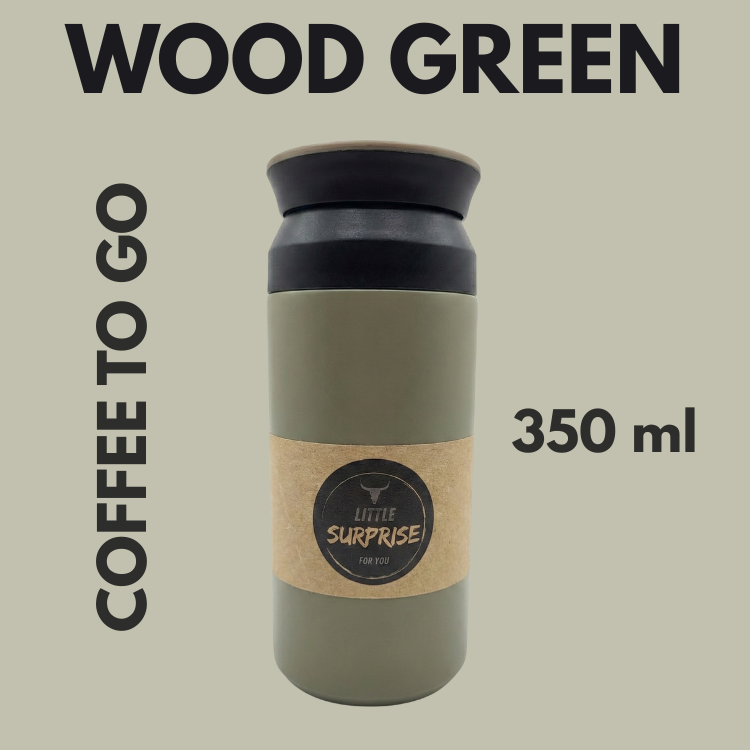 Coffee to go - Becher - 350ml - Wood Green